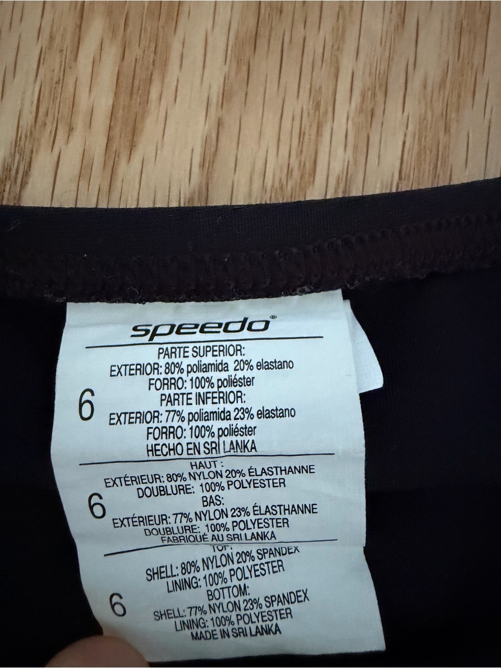 Speedo Black, Blue, and Purple Swimwear Set - Picture 5 of 8